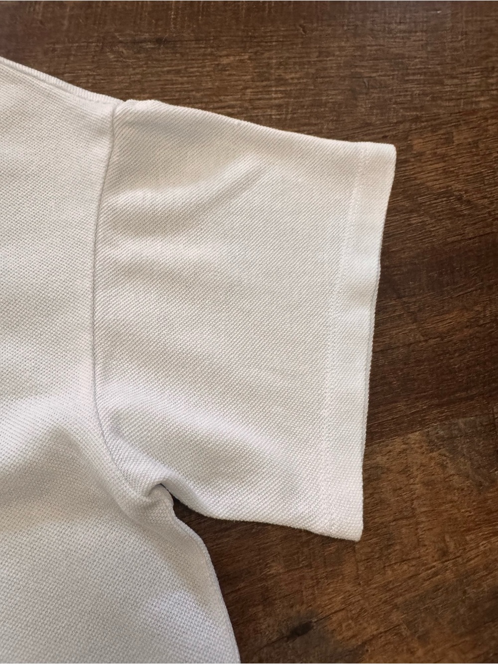 Madewell Hemp Cotton Button Front Collared Top Womens Medium Ivory Short Sleeve - Picture 5 of 7